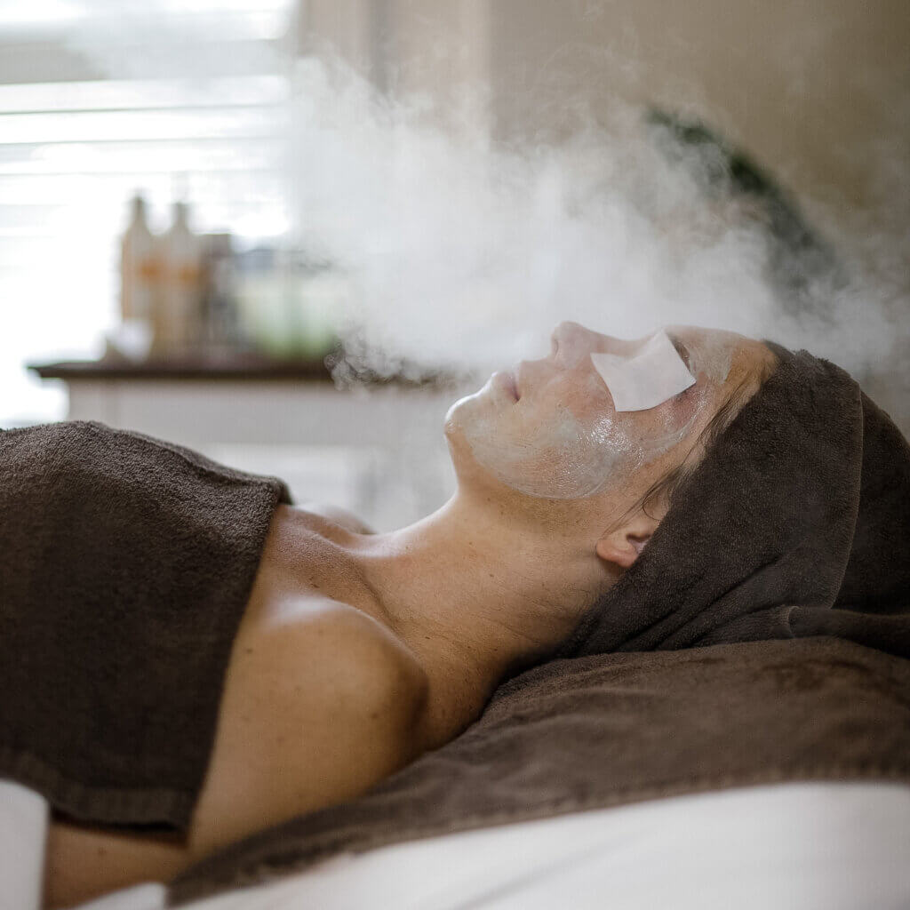 HydraFacial treatment at Inde Salon skincare studio, Quincy MA