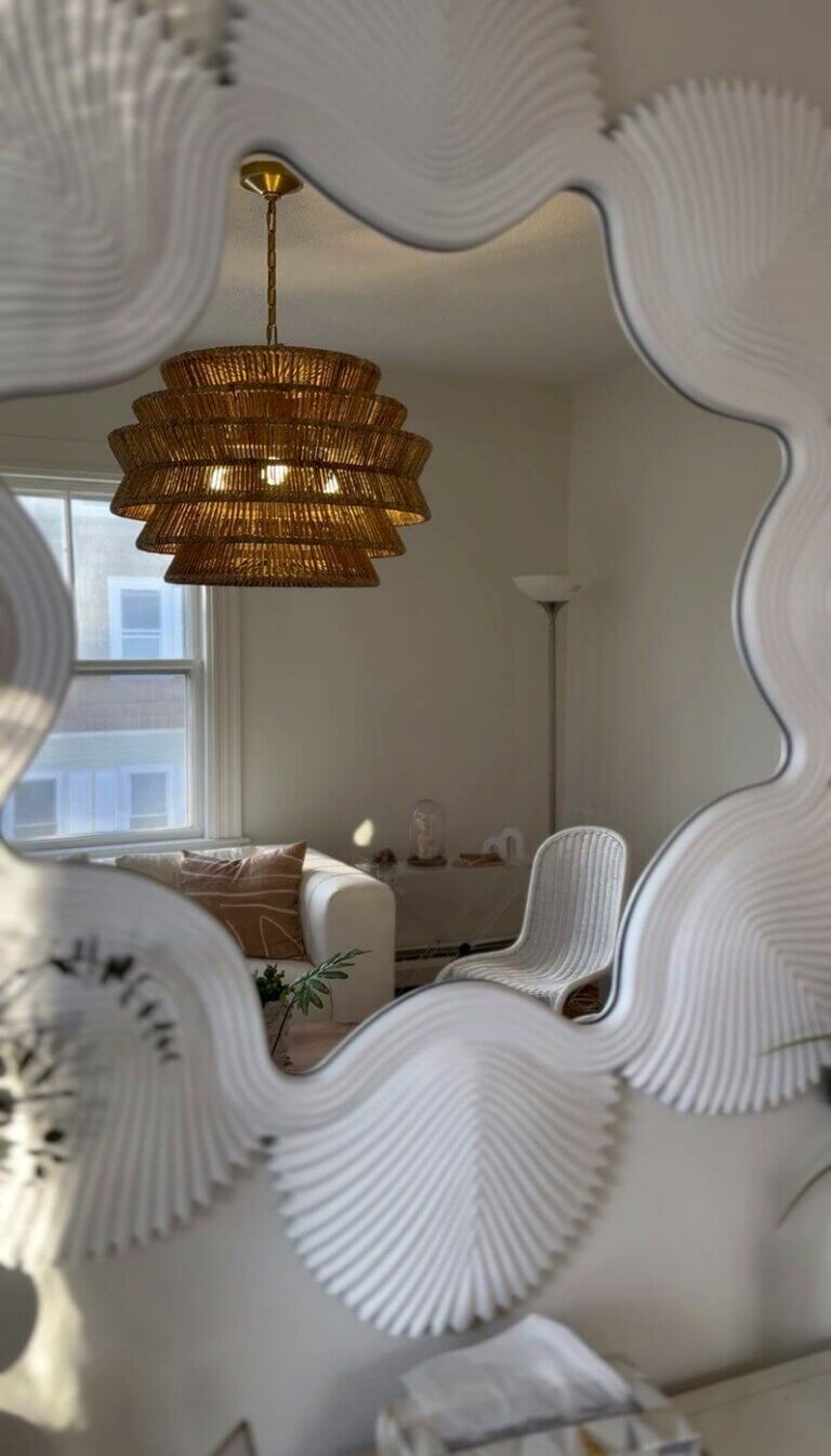 inde salon quincy ma interior mirror detail 1